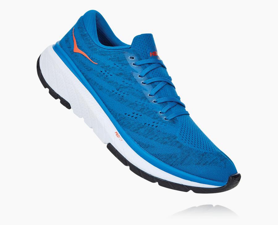 Hoka Australia One One Cavu 3 - Mens Running Shoes Blue - KSXZN-4195